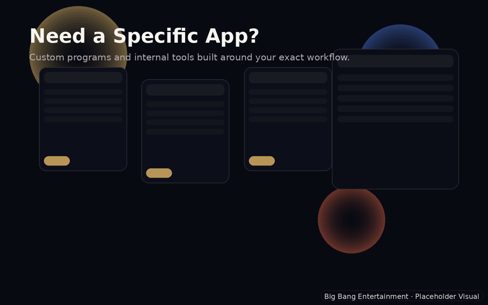 Specific app development hero visual